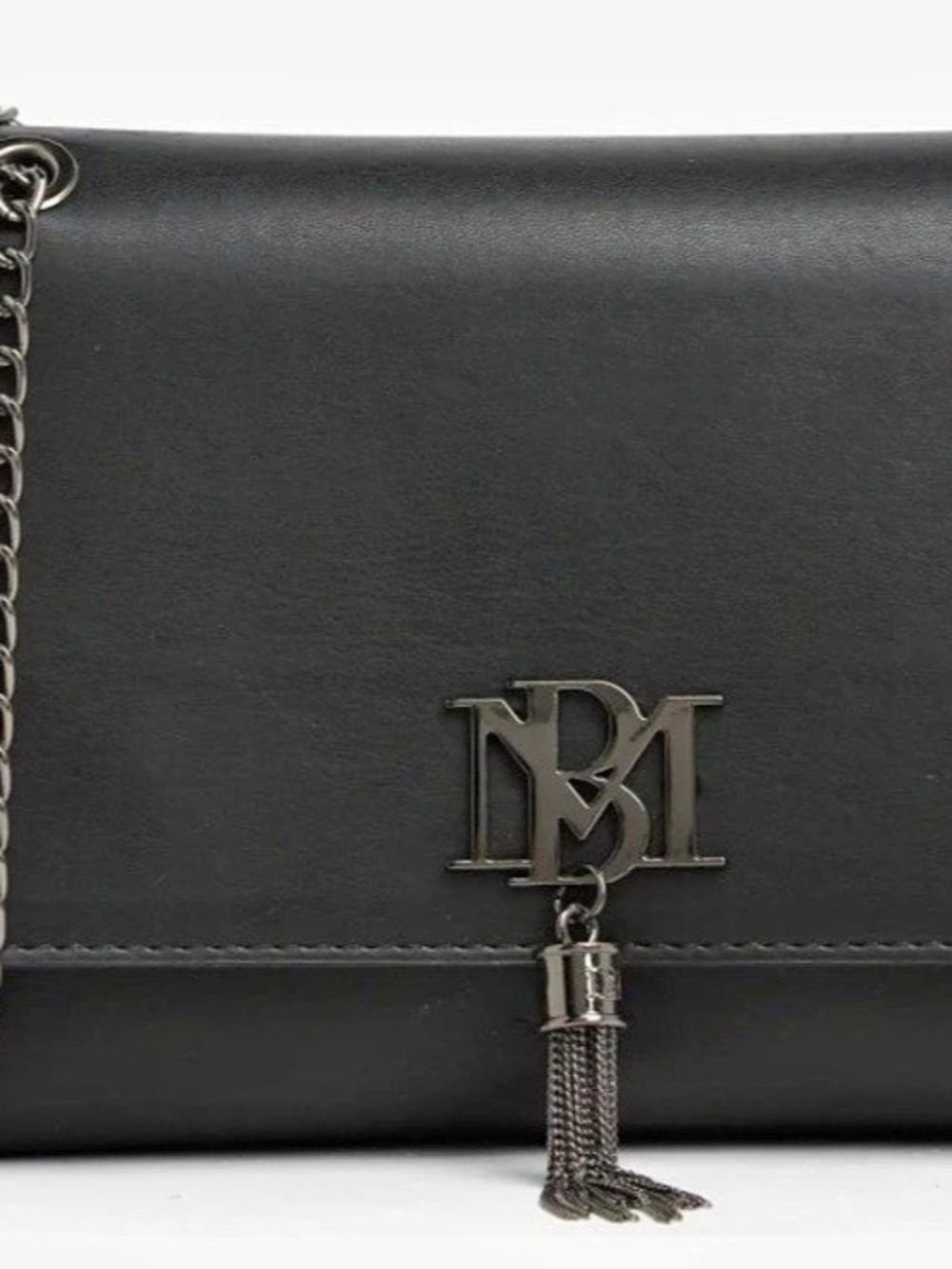 Badgley Mischka Tassel Crossbody Bag Black